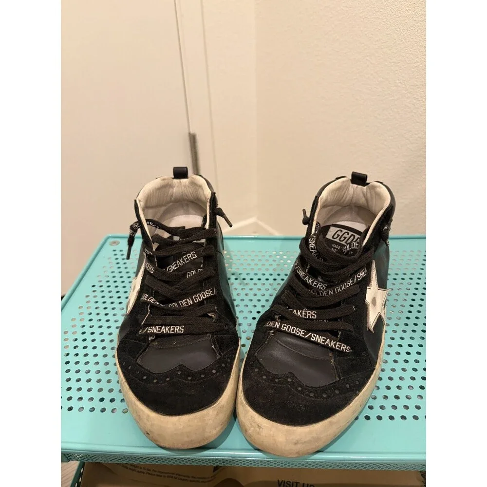 Size 39 - Golden Goose MidStar Black Edition High Top